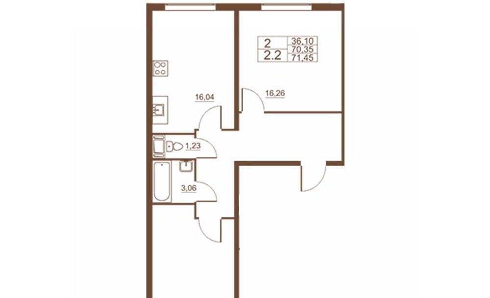 квартира г Санкт-Петербург п Шушары ш Московское 262к/4 Шушары фото 1