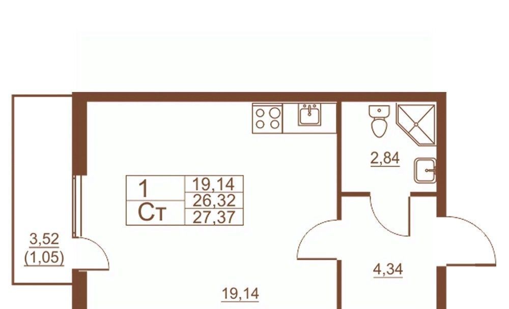 квартира г Санкт-Петербург п Шушары ш Московское 262к/4 Шушары фото 1