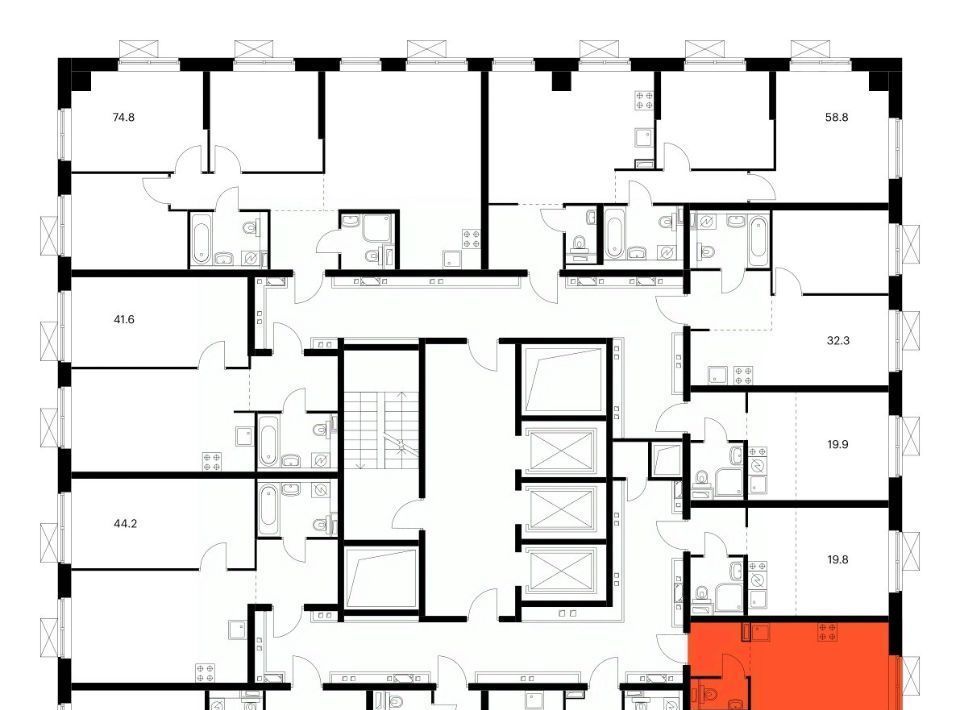 квартира г Москва метро Кантемировская б-р Кавказский 1/3 Бульвар 51 жилой комплекс фото 2