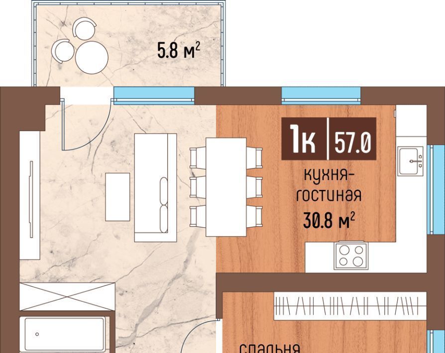 квартира р-н Светлогорский г Светлогорск ул Ольховая 32к/3 фото 1