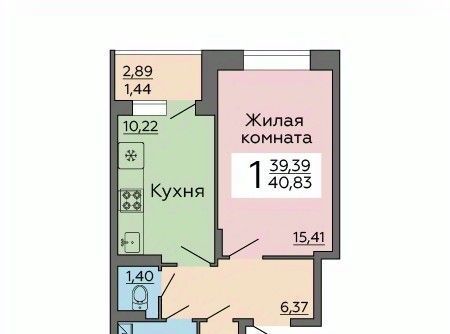 квартира г Воронеж р-н Коминтерновский ул Независимости 78б фото 1