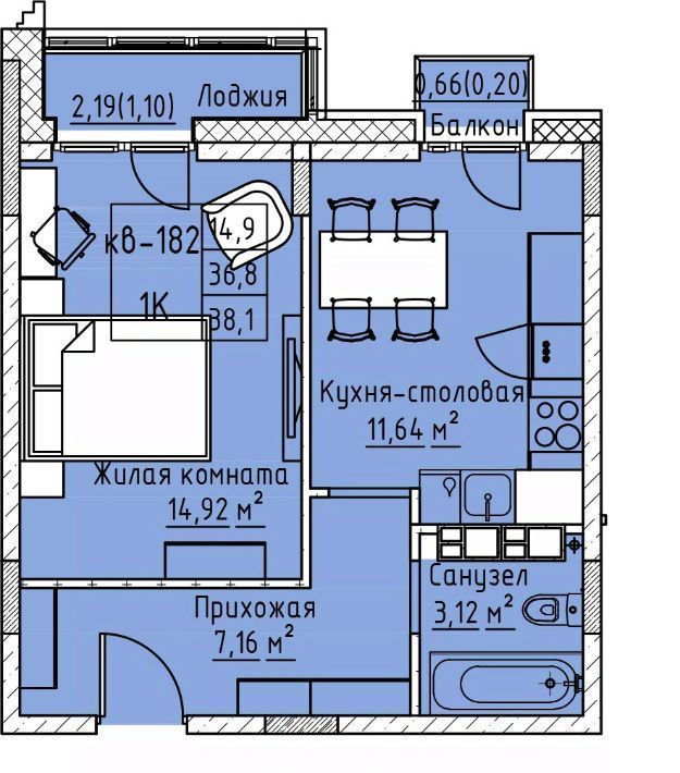 квартира г Чита р-н Черновский пр-кт Маршала Жукова фото 1