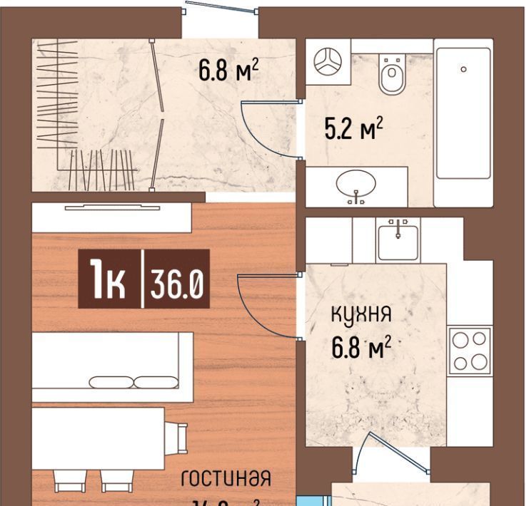 квартира р-н Светлогорский г Светлогорск ул Ольховая фото 1