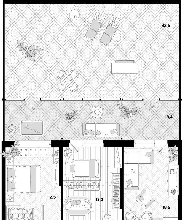 квартира г Краснодар р-н Прикубанский ул им. Константина Гондаря 103к/1 фото 3