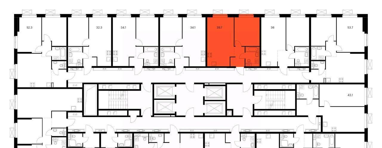 квартира г Москва метро Кантемировская б-р Кавказский 1/1 Бульвар 51 жилой комплекс фото 2