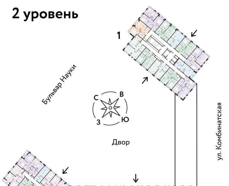 квартира г Тюмень р-н Калининский ул Комбинатская 16к/1 фото 2