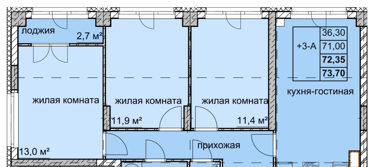 квартира г Нижний Новгород Комсомольская ул Дружаева 30 фото 1