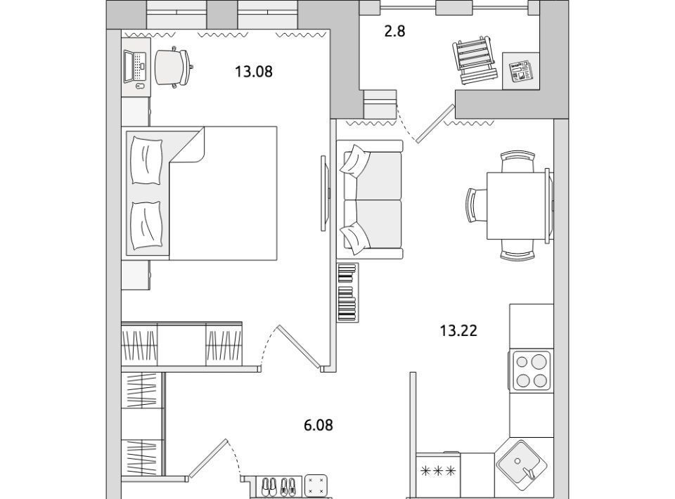 квартира р-н Всеволожский г Мурино ул Шоссе в Лаврики 53к/1 Девяткино фото 1