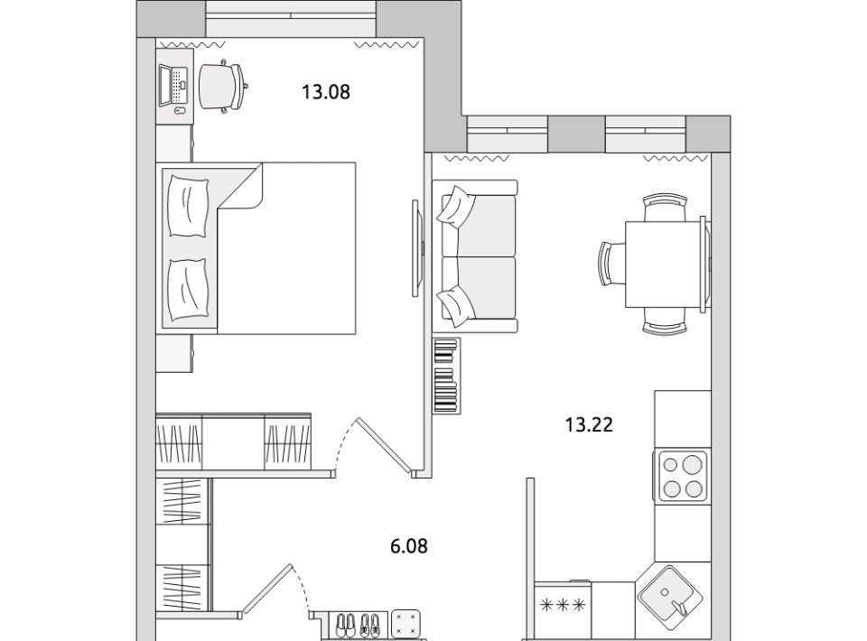 квартира р-н Всеволожский г Мурино ул Шоссе в Лаврики 53к/1 Девяткино фото 1