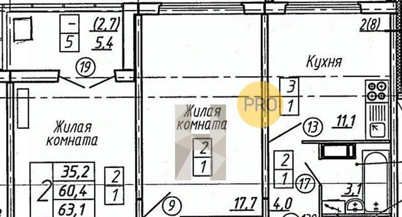 квартира г Воронеж р-н Советский Шилово ЖК «Ласточкино» жилой квартал фото 2