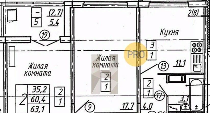 квартира г Воронеж р-н Советский Шилово Жилой Ласточкино кв-л фото 2