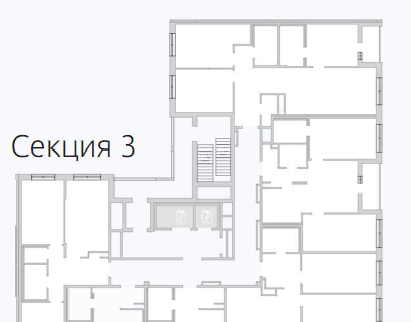 квартира г Санкт-Петербург метро Лесная ЖК Зум Чёрная Речка Ланское муниципальный округ фото 2