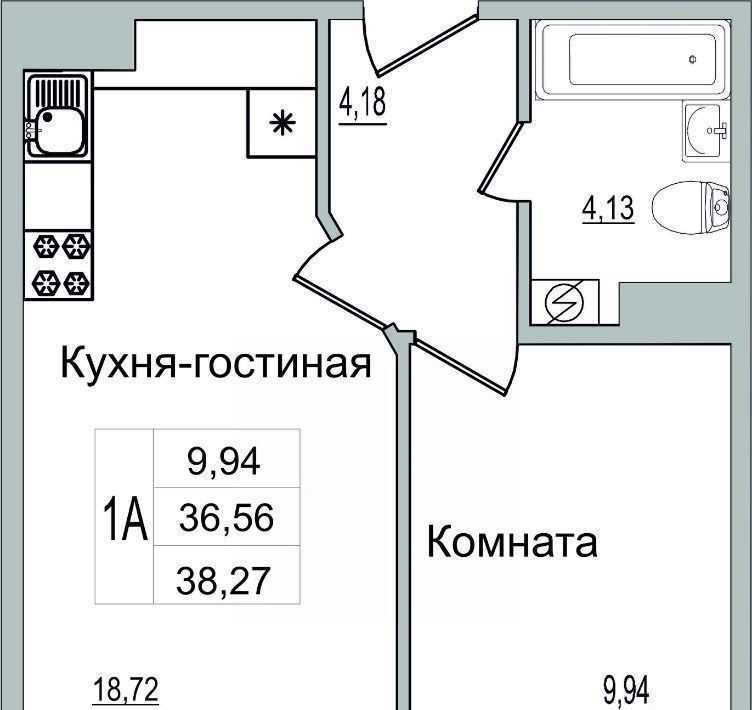 квартира р-н Псковский д Борисовичи ул Героя России Досягаева 5 Завеличенская волость фото 1