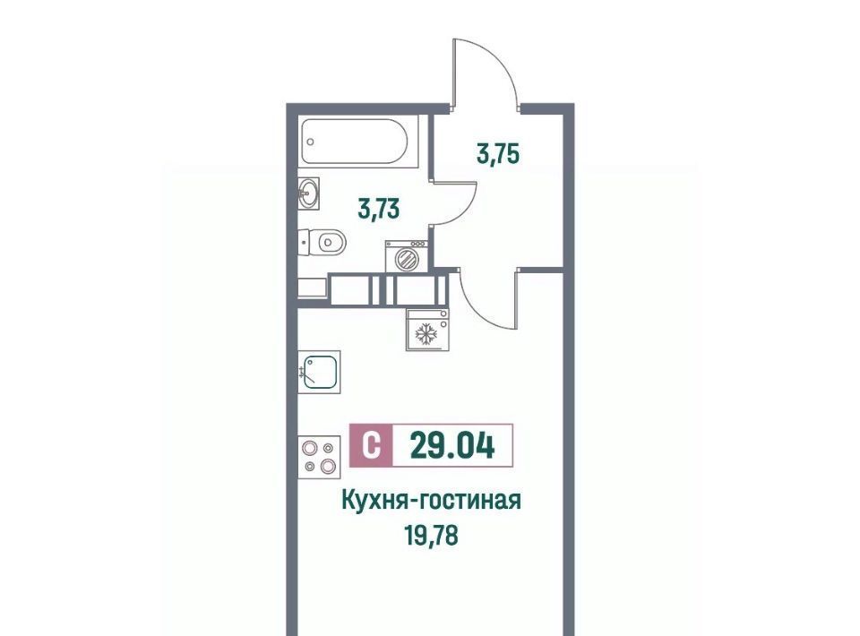 квартира р-н Всеволожский г Мурино пр-кт Ручьевский 1/24 Девяткино фото 1