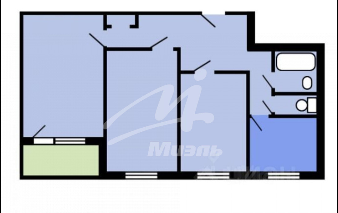 квартира г Москва метро Выхино ул Молдагуловой 28к/2 фото 16