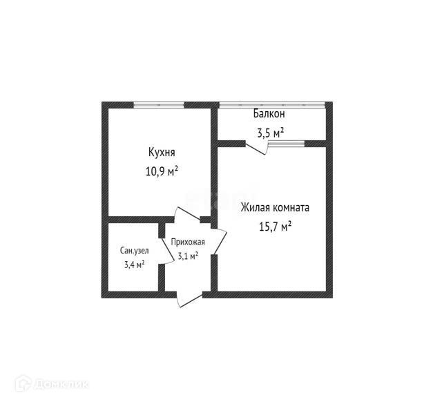 квартира р-н Тахтамукайский аул Новая Адыгея ул Бжегокайская 90/3к 2 фото 1