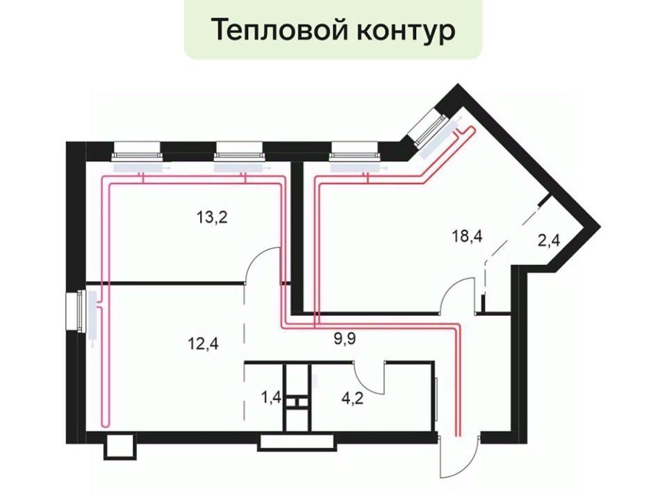 квартира г Тюмень р-н Ленинский ул Республики 204к/4 фото 7