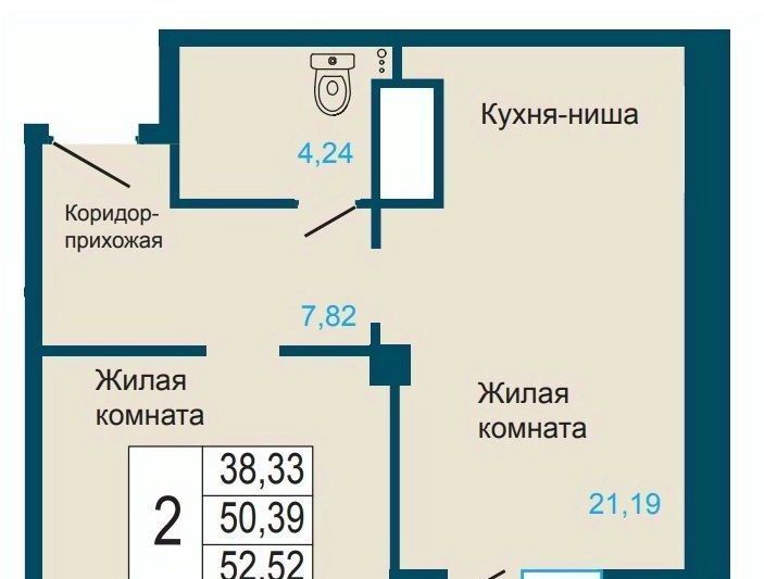 квартира г Красноярск р-н Советский Северный пер Светлогорский 2о фото 1