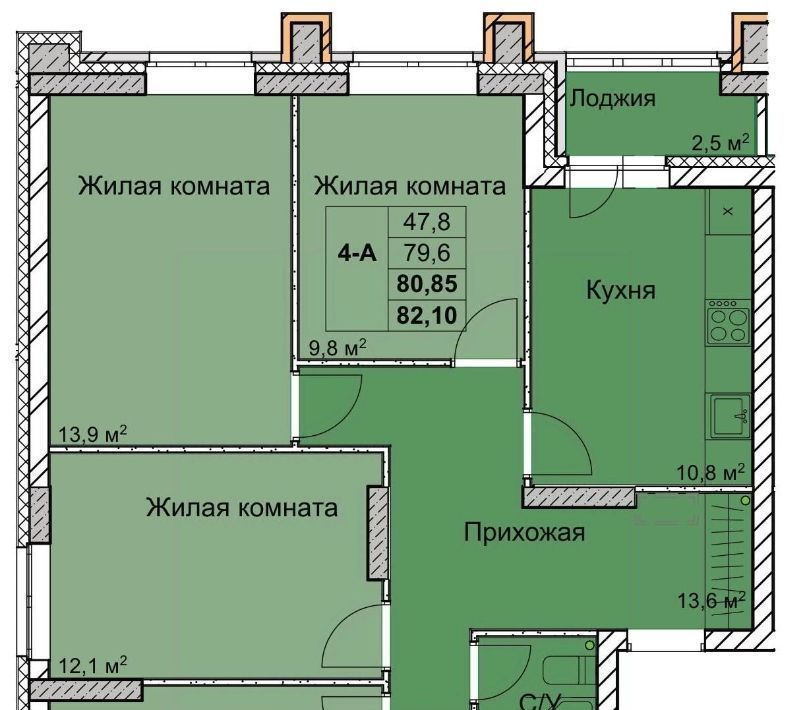 квартира г Нижний Новгород Горьковская ул 1-я Оранжерейная 24а фото 1