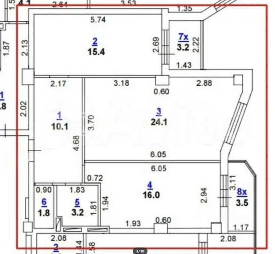 квартира г Ростов-на-Дону ул Береговая 19/2 фото 5