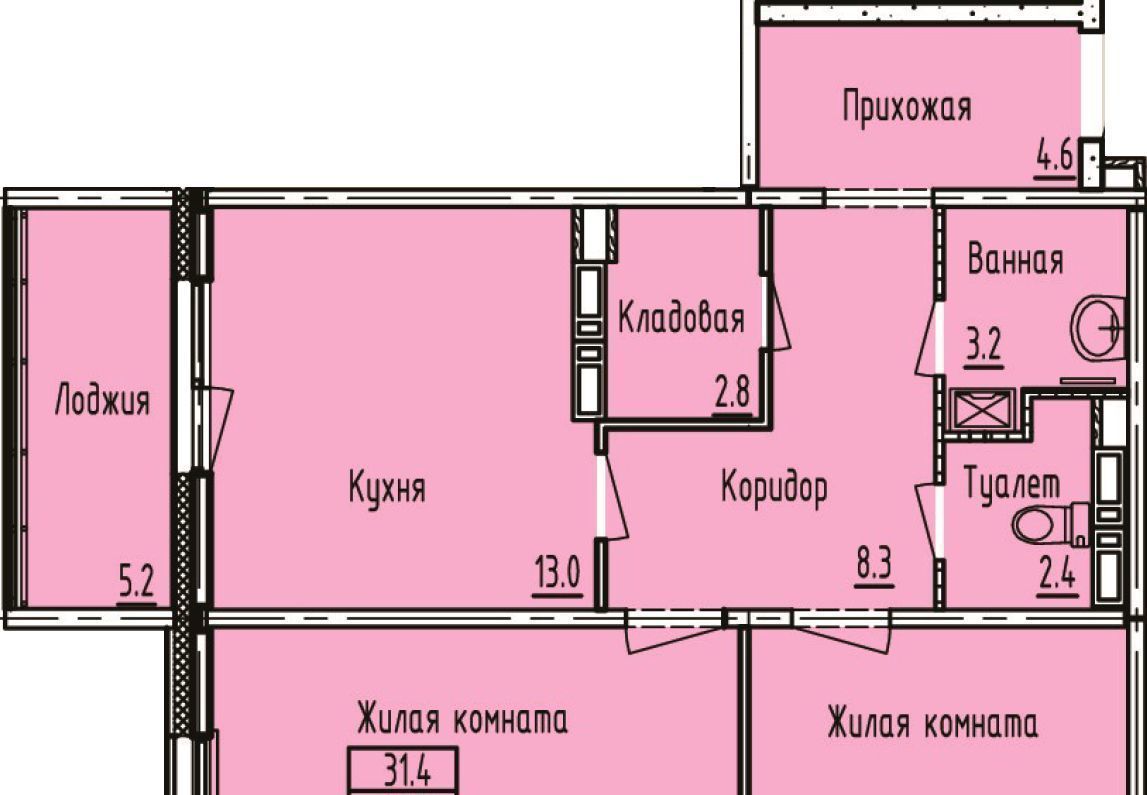 квартира р-н Зеленодольский г Зеленодольск Мирный фото 1