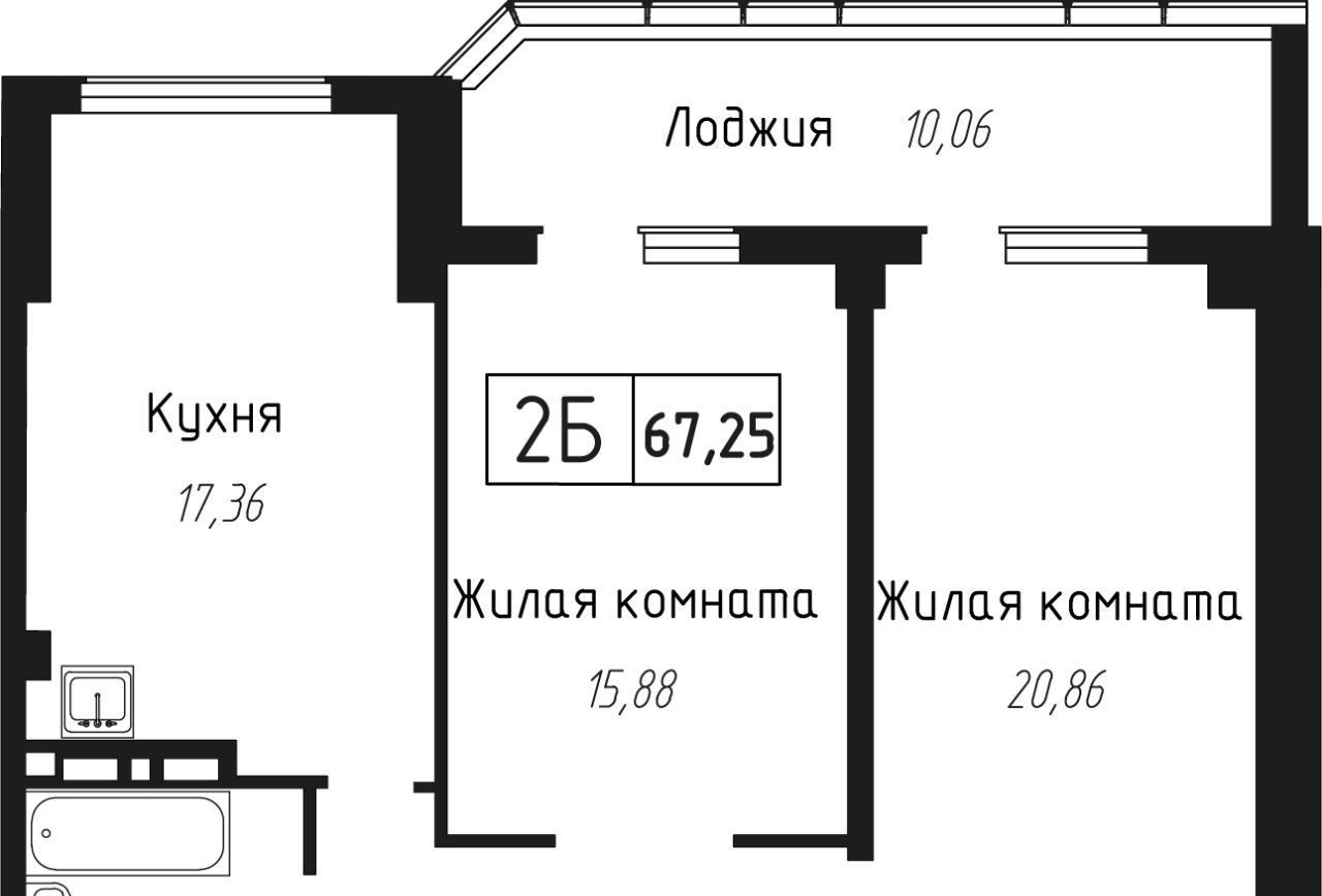 квартира г Владивосток р-н Советский Чайка ЖК «Чайка» фото 1