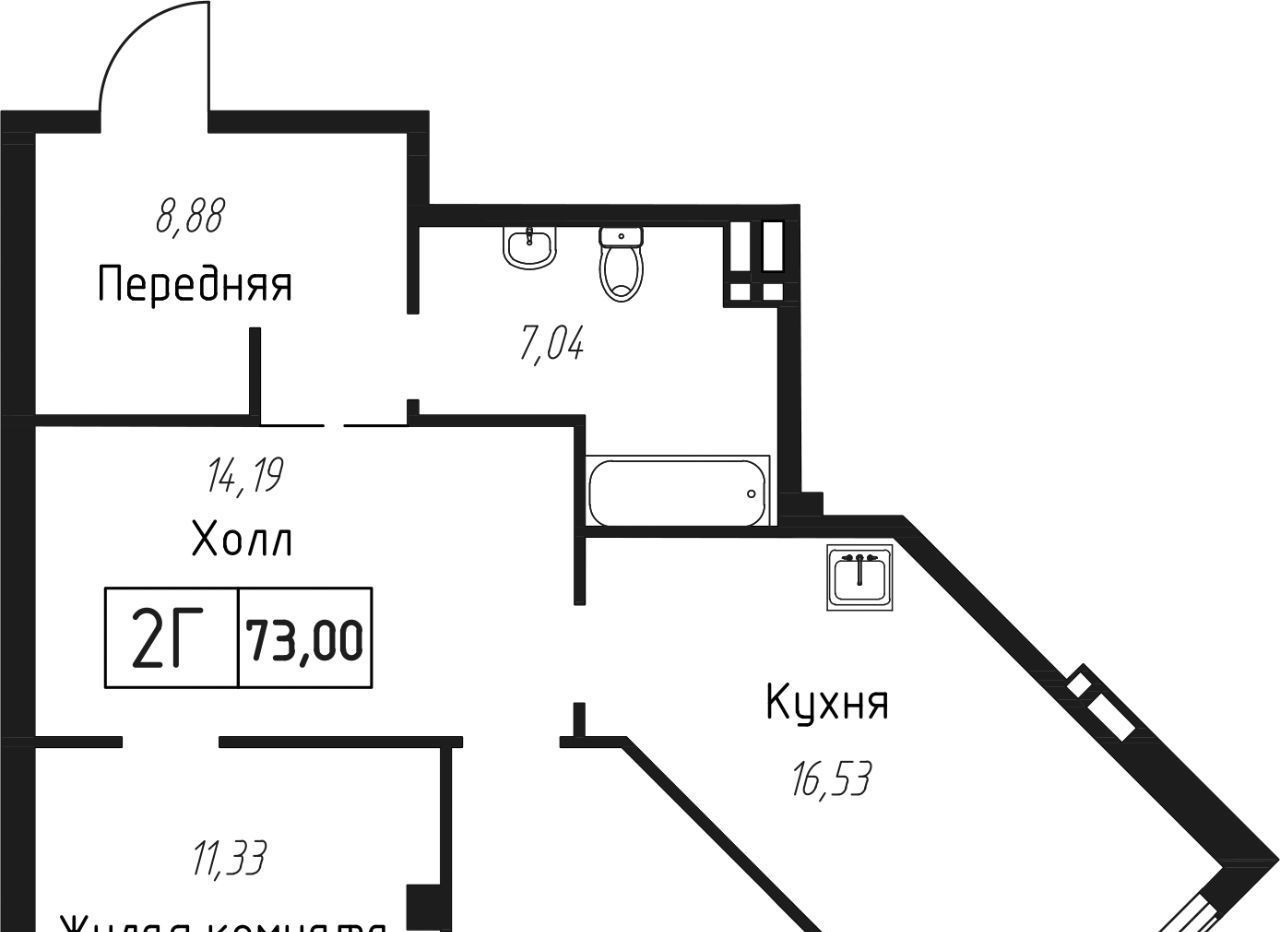 квартира г Владивосток р-н Советский ул Мусоргского 74к/1 фото 1