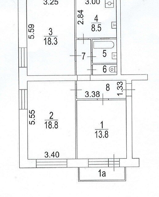 квартира г Москва метро Марьина Роща ул 3-я Марьиной Рощи 3/7 фото 17