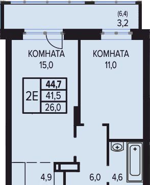 квартира р-н Пермский д Кондратово ул Водопроводная 1 фото 1