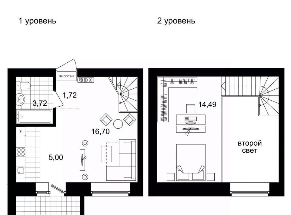 квартира г Березовский ул Гвардейская 1 Проспект Космонавтов фото 1