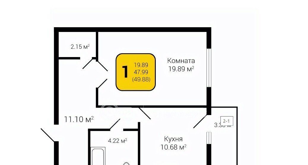 квартира г Воронеж р-н Коминтерновский пер Здоровья 90г/1к 1 фото 1