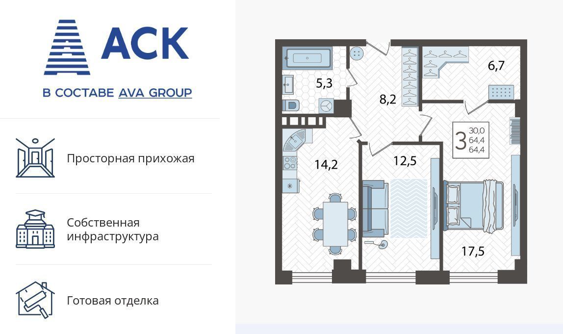 квартира г Краснодар р-н Карасунский ул Уральская 75/6 фото 1