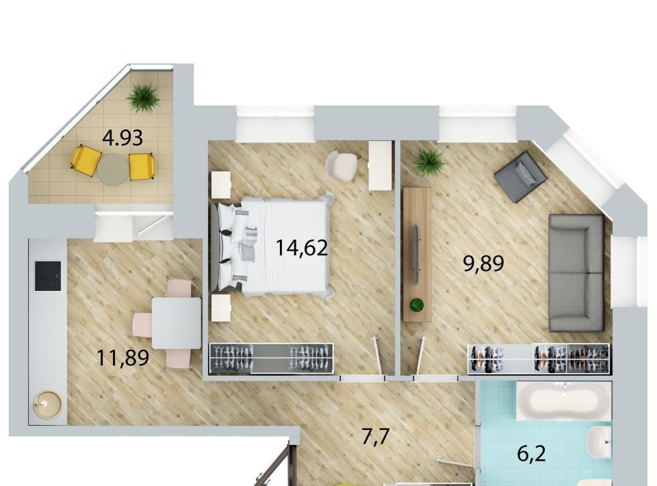 квартира г Омск р-н Кировский ул 3-я Енисейская 28/1 фото 1