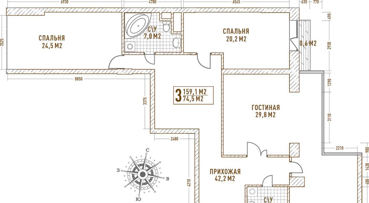 квартира г Москва метро Сокольники ул Матросская Тишина 12 фото 1