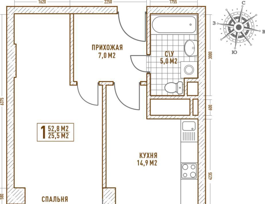 квартира г Москва метро Сокольники ул Матросская Тишина 12 фото 1