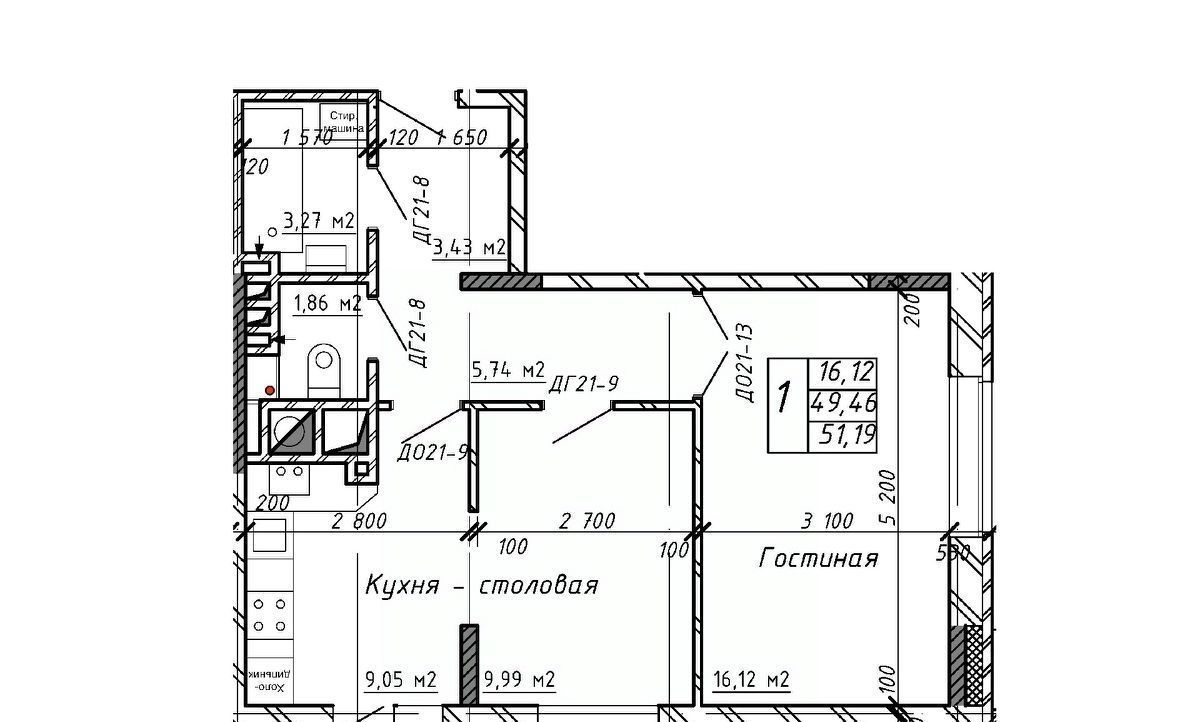 квартира г Калуга р-н Московский ул Азаровская 40к/4 фото 1