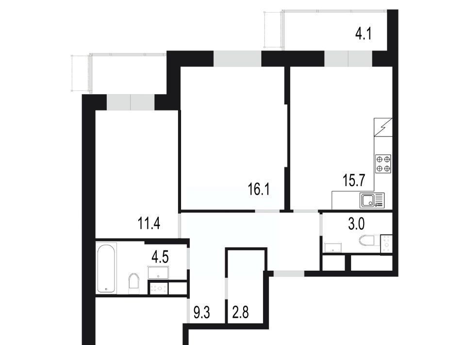 квартира г Одинцово ЖК «Союзный» Одинцово фото 1