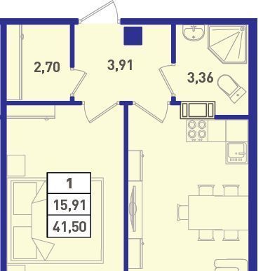 квартира р-н Всеволожский г Мурино ул Шоссе в Лаврики 64к/4 Девяткино фото 1