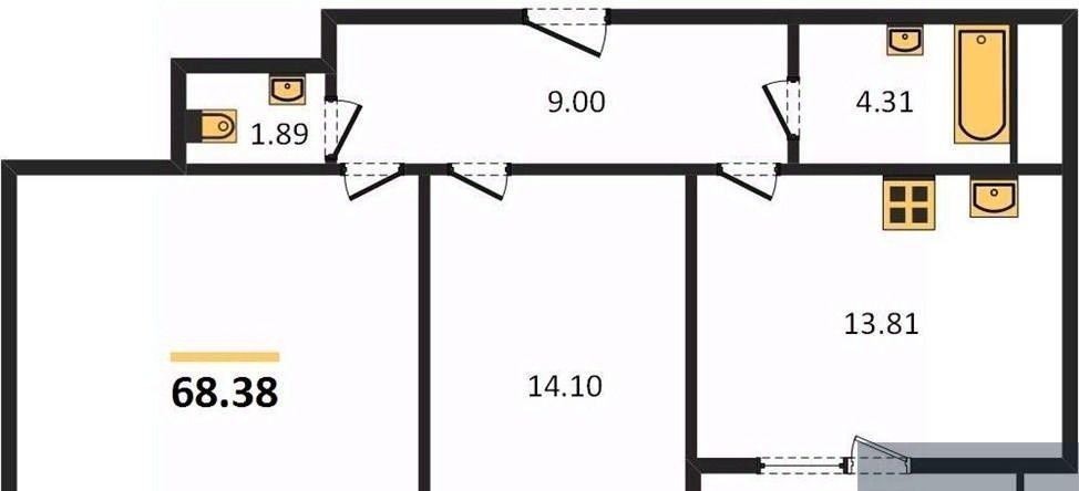 квартира г Воронеж р-н Центральный ул Средне-Московская 60 фото 1