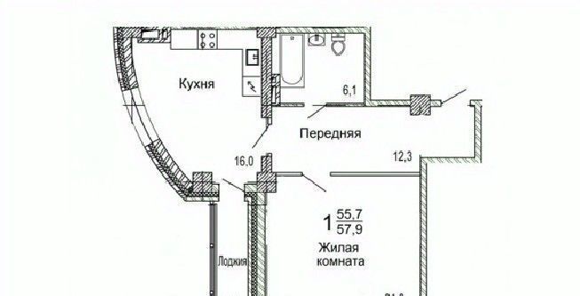 квартира г Владивосток п Трудовое фото 1