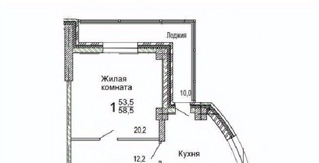 квартира г Владивосток п Трудовое ул Мандельштама 7к/1 фото 1