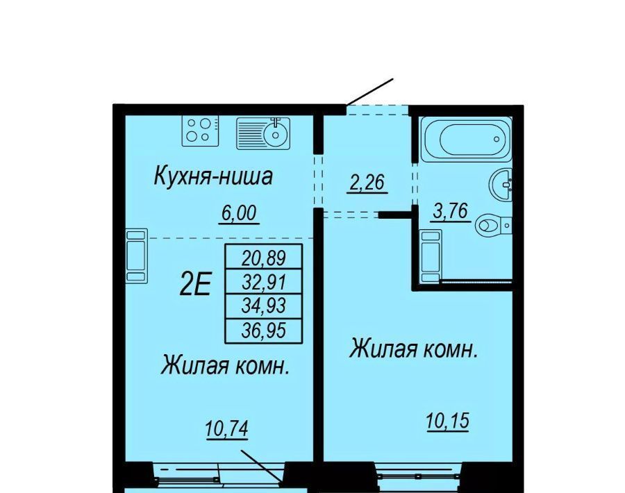 квартира г Хабаровск р-н Железнодорожный микрорайон «Берёзки» фото 1