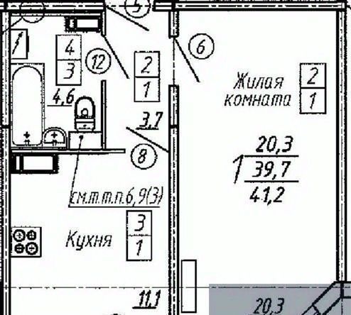 квартира р-н Новоусманский п Отрадное ул Рубиновая 17 фото 1