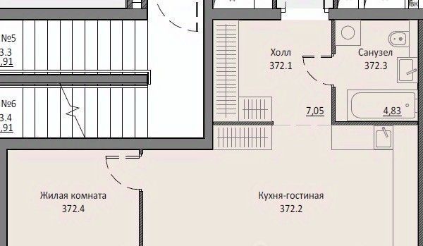 квартира г Москва метро Тульская ул Автозаводская 24к/1 фото 1