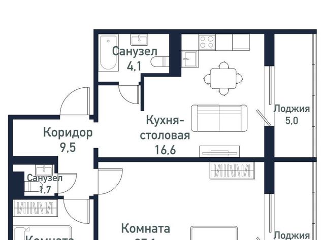 микрорайон «Просторы» Кременкульское с/пос фото