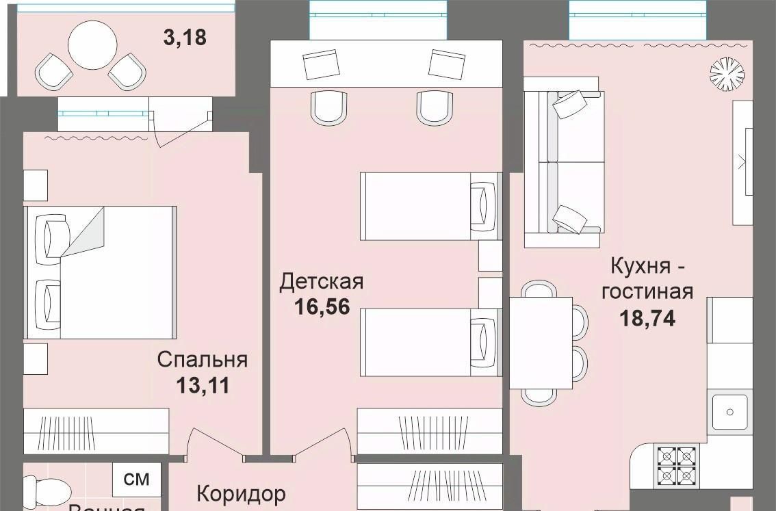 квартира г Новосибирск Студенческая Академгородок б-р Молодежи 21 фото 1