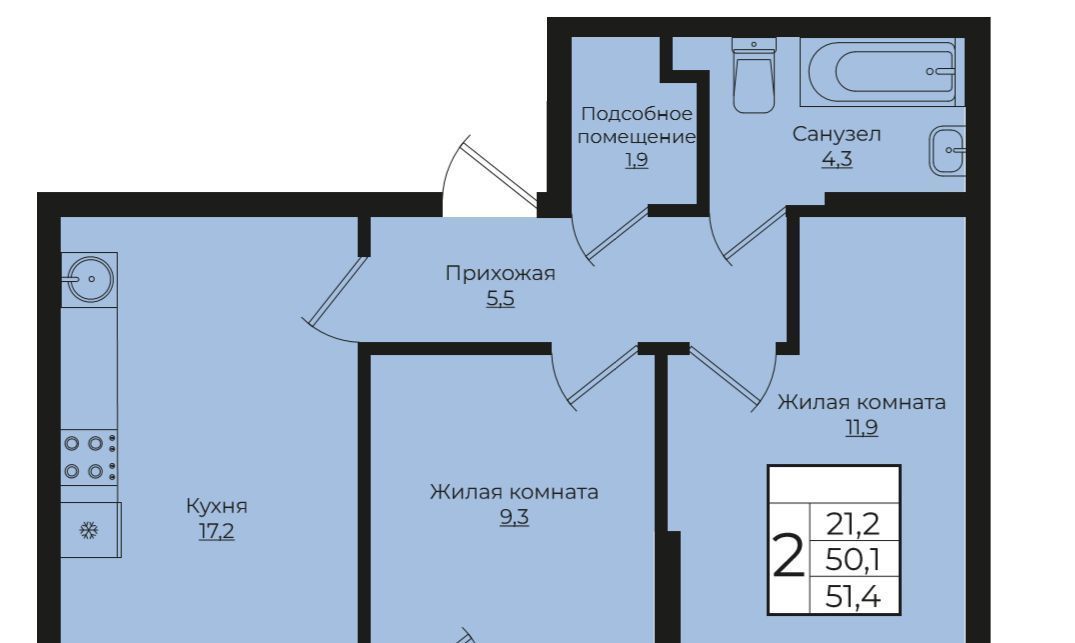 квартира г Краснодар р-н Прикубанский ул Античная фото 1