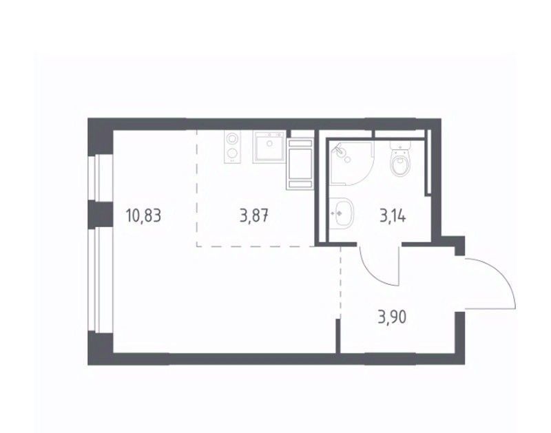 квартира г Москва п Кокошкино д Санино ЖК Новое Внуково метро Рассказовка к 20 фото 1