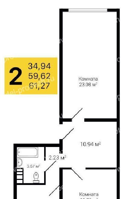 квартира р-н Новоусманский с Александровка ул Первоцветная 7 Отрадненское с/пос фото 1