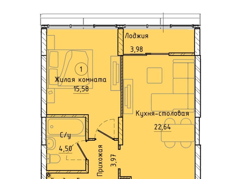 квартира г Екатеринбург Чкаловская ул Машинная 1в/2 фото 1